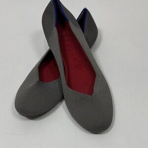 Rothy's Gray and Blue Women's Flats round toe